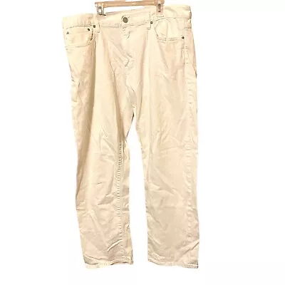 Men’s Armani Exchange White Jeans Straight Leg Size 38 • $31.99