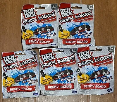 Lot Of 5 Tech Deck Bendy Finger Board Blind Bag Skateboard Eraser Working Wheels • $9.99