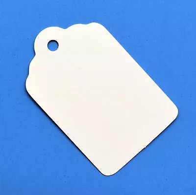 White Unstrung Merchandise Tags #7-2 1/4” X1 7/16” - Pack Of 1000 Blank Tags ... • $37.86
