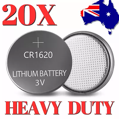 CR1620 Battery 3V Lithium Coin Cell Button Watch Toy Batteries AUSTRALIAN SELLER • $1.95