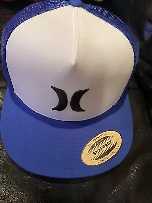 Hurley Warner  BLUE/WHITE Snapback BRAND NEW !FREE SHIPPING • $15.99