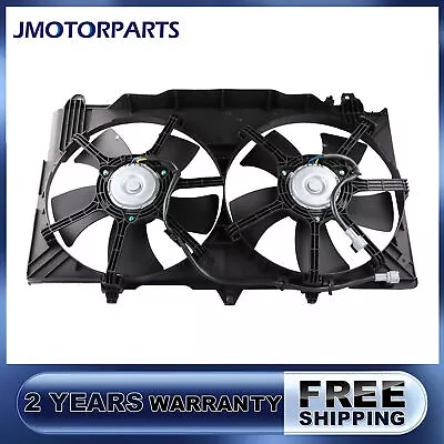 Dual Radiator Cooling Fan Assembly Fits 03-07 Infiniti G35 03-06 Nissan 350Z • $77.99