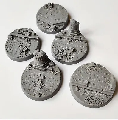 32mm Resin Bases MULTI-LISTING: 25mm 28.5mm 32mm 40mm 50mm 40k Warhammer • £10.99