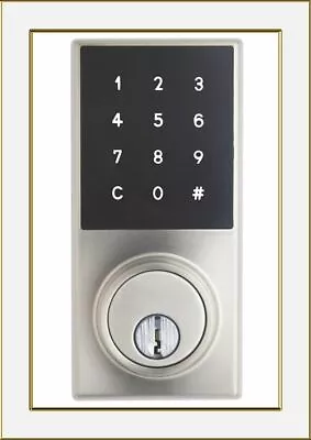 Smart Keyless Entry LCD Touch Screen Panel Digital Security Dead Bolt By Hafele • $213.75