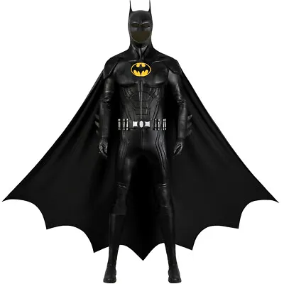 High Quality The Flash Batman Michael Keaton Cosplay Costume Hero Battle Outfit • $316.80