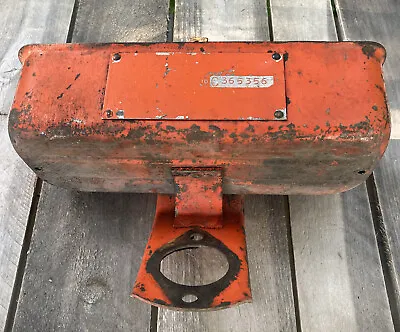 Antique J.I. Case Tractor Size C Tool Box Original Embossed Lid Measures 14.5” L • $50