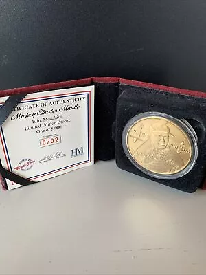 Mickey Mantle Highland Mint Bronze Medallion 702/5000 Limited Edition Yankees!!! • $100