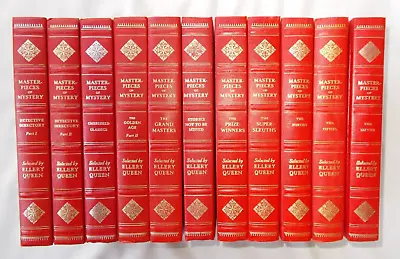 Masterpieces Of Mystery Selected By Ellery Queen Lot Of 11 HC/VGC • $74.99