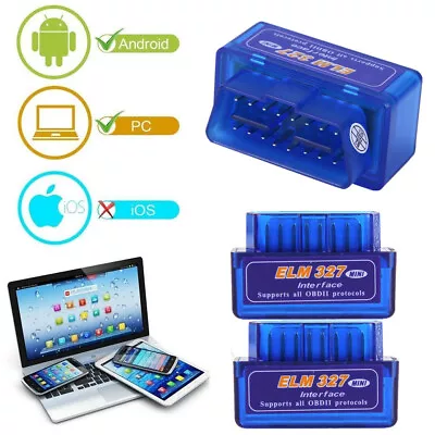 ELM327 V2.1 ODB2 ODB-II Bluetooth Car Auto Diagnostic Scan Scanner Tool NEW • $11.99