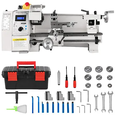 Mini Metal Lathe 8 X14  Metalworking Machine Variable Speed 2250 RPM 600W 110V • $559.09