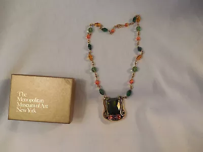 Metropolitan Museum Of Art MMA Louis Comfort Tiffany Jewelry Necklace Repro • $214.50