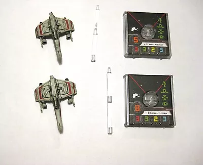 Star Wars E-Wing Starfighters For X-Wing Miniatures Game Lot Of 2 • $20