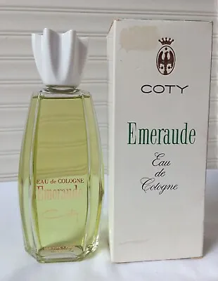 VINTAGE COTY EMERAUDE EAU DE COLOGNE PERFUME BOTTLE 70 Cc/ml New • £69.99