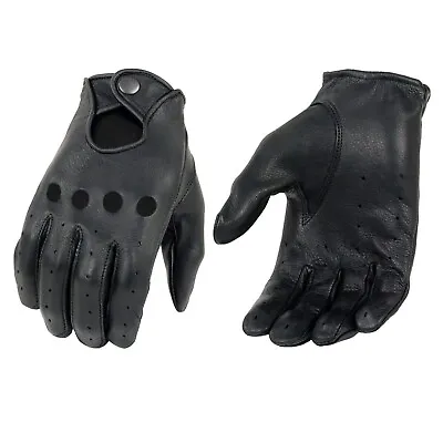 Milwaukee Leather SH869 Men's USA Deerskin Unlined Professional Driving Gloves • $19.99