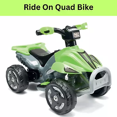 Kids Electric Quad Bike Ride On Motorbike Indoor/Outdoor/Kids/Toddler/6V Battery • $83.76