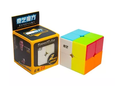 AU Stock QiYi QiDi S2 2x2  Stickerless Speed Cube Puzzle Smooth Kid Toys Gifts • $5