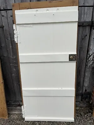 £99 • Buy Handmade, Antique Solid Wooden Farmhouse Internal Door Early 1900s Painted