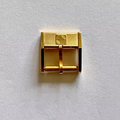 Old Stock Rare Zenith 10mm Gold Plated Watch Strap Buckle • £12.50