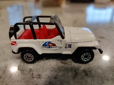 Rare Vintage Matchbox '98 Jeep Wrangler Base 2000 White Mattel 1998 Loose • $7.99