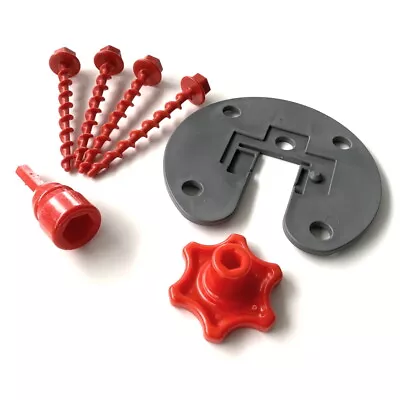 Hold Down Plate & Screw Peg Kit For Fiamma F45 S Awning Leg On Caravan Tie Down • $24.95