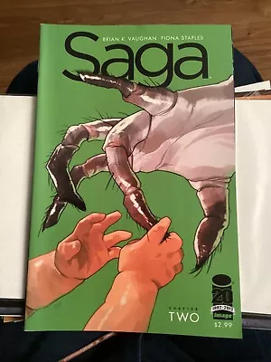 IMAGE COMICS SAGA CHAPTER 2. 2012 BRIAN K. VAUGHAN FIONA STAPLES. 1st PRINT. • £8.99