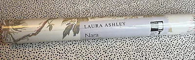 LAURA ASHLEY NARA SOFT TRUFFLE WALLPAPER BATCH W101767-A/1 Unopened 10m X 53cm • £10