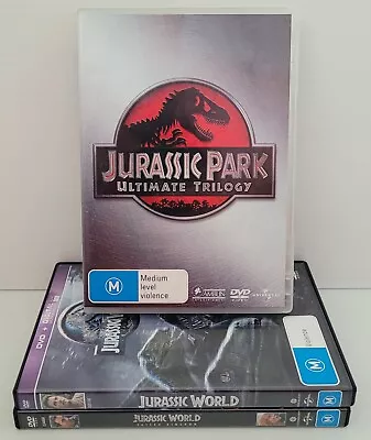 Jurassic Park Jurassic World 5xDVD Bundle 1 2 3 4 5  Steven Spielberg R24 • $24.97