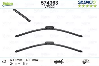 VALEO 574363 Wiper Blade For Citroëndspeugeotrenault • $32.31