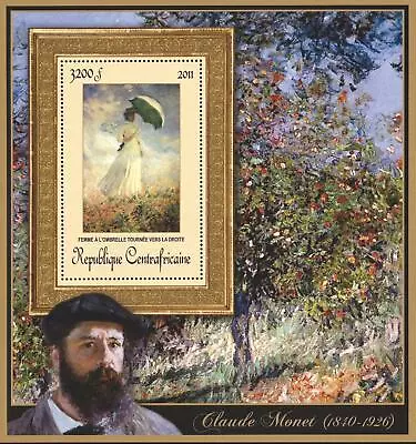 (242578) Art Umbrella Monet Cl. Centr.Afr.Republic • $2.95