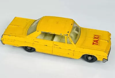 Vintage Matchbox Lesney Chevrolet Impala Taxi #20 Made In England 1968 Toy • $15