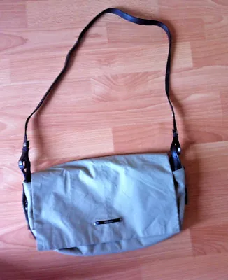 £5.95 • Buy MEXX Handbag With Long Adjustable Shoulder Strap Pockets Satchell Bag Beige