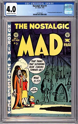 Mad #1 Cgc 4.0 Aka The Nostalgic Mad #1 Wood Kurtzman 20th Ann Reprint 1952-1972 • $259