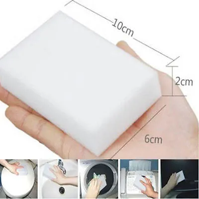 Magic Cleaning Sponge Multi Function Stain Eraser Foam Pads 1 2 4 10 50 100 200 • £2.99