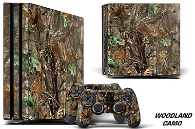 $15.61 • Buy Skin Decal Wrap For PS4 Pro Playstation 4 Pro Console + Controller Stickers CAMO