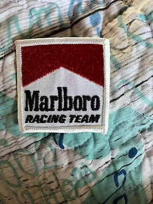 Vintage Marlboro Racing Team Embroidered Patch New Old Stock NOS • $38