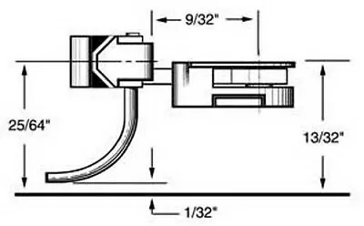 Kadee 37 HO 30-Series Coupler Medium Underset Shank • $6.86