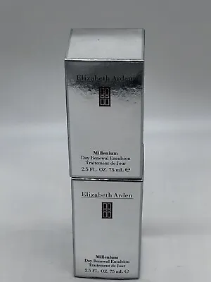 2 Of Elizabeth Arden Millenium Day Renewal Emulsion Cream 2.5FL OZ NIB US-made • $59.95