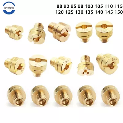 15 PCS Carb Main Jets For Mikuni N100/604 26mm 28mm VM22 VM24 VM26 VM30 88-150 • $10.90