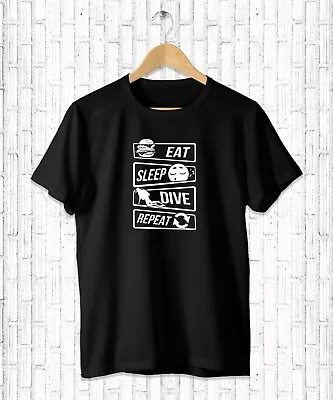 Eat Sleep Game Repeat Funny Gift Unisex T-shirt  • £12.99