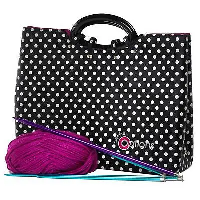 Creative Options Large Deep Bag Crochet Accessory Hand Knitting Sewing • £12.50