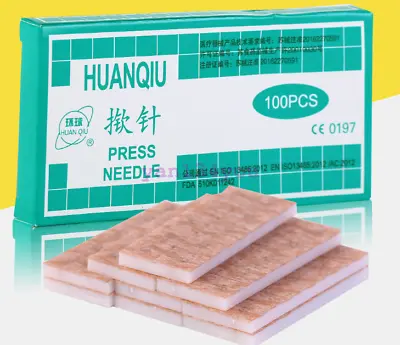 Huanqiu Acupuncture Intradermal Tack Ear Press Needles 100 Pcs/box • $12.99