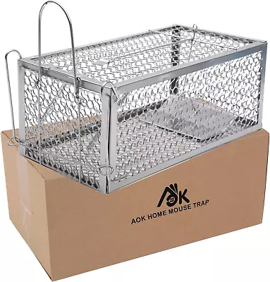 Live Humane Cage Mouse Trap Rat Catch Control Bait Hunting Survival Indoor Outdo • $23.16