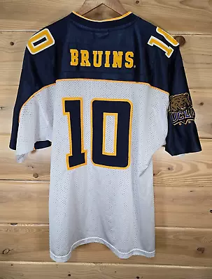 UCLA Bruins Football Jersey #10 Men Large Bear Logo Blue White READ • $49.99