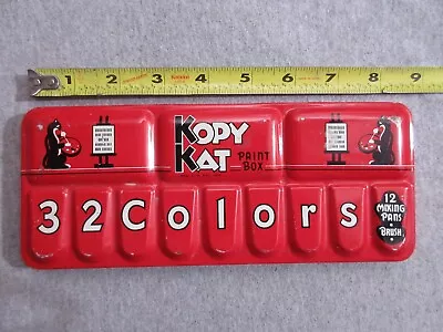 Vintage Kopy Kat Watercolor Painting Tin American Crayon Co Lot B • $2.04