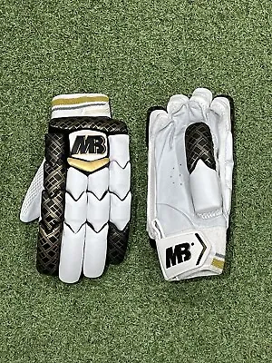 MB Malik Gold Platinum Batting Gloves - Brand New - Right Hand Mens Size • £44.99