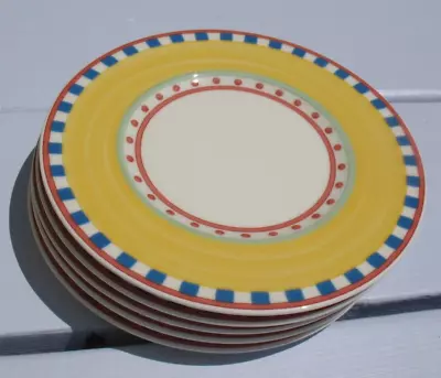 Villeroy & Boch Twist Bea Easy Collection Set Of 5  Bread Butter Plate Yellow 7  • $35