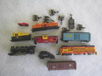 Lot Of 6 Assorted N Gauge Scale Model Railroad Train Cars Bachmann For PARTS • $13.50