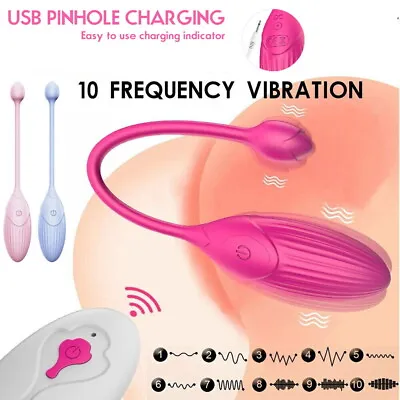 $30.95 • Buy Remote Control Bullet Egg Vibrator G-Spot Dildo Massager Sex Toys For Women