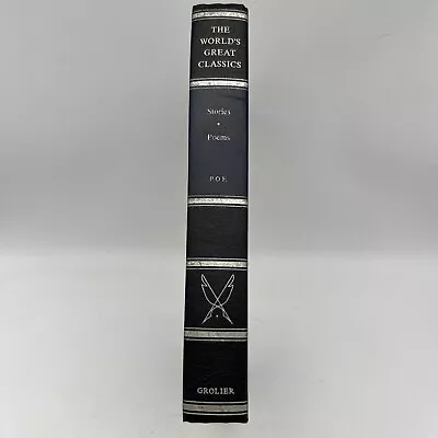 Selected Stories And Poems Edgar Allen Poe 1958 World's Great Classics Grolier * • $19.91