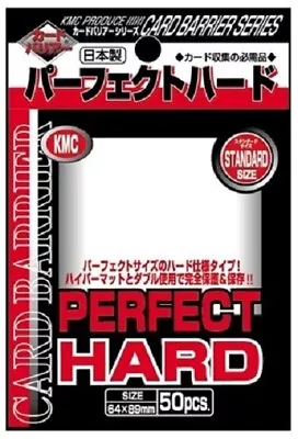 50 KMC Perfect HARD Inner Sleeves Card Protectors Barrier Standard 64mm X 89mm • $7.95